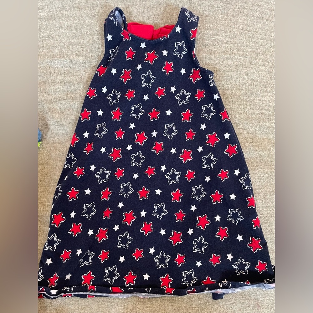 Girls Tommy Bahama red white & blue A-line dress, size 8